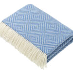 Bronte by Moon Bright Diamond Throw- Aqua