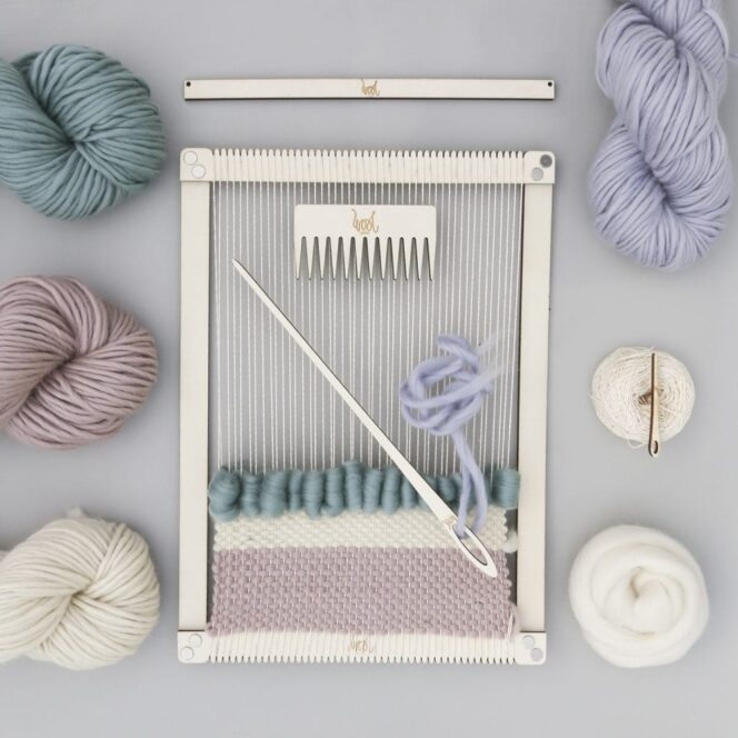 Wool Couture Large Rectangular Weaving Loom Kit