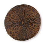 Saskia 40cm x 7cm Circular Cushion Copper by ROMO x Temperley London
