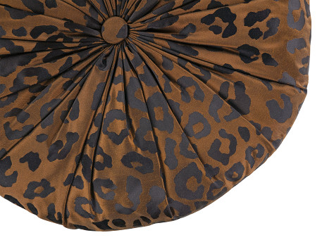 Saskia 40cm x 7cm Circular Cushion Copper by ROMO x Temperley London - Image 4
