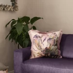 Marie Burke Heligan Lavender Cushion - 55x55cm