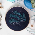 Northern Lights Embroidery Kit - Paraffle