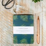 Fern Noir Luxury Lined Notebook A6
