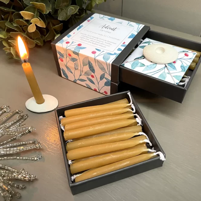 Cotton & Grey Advent Candles - Image 3