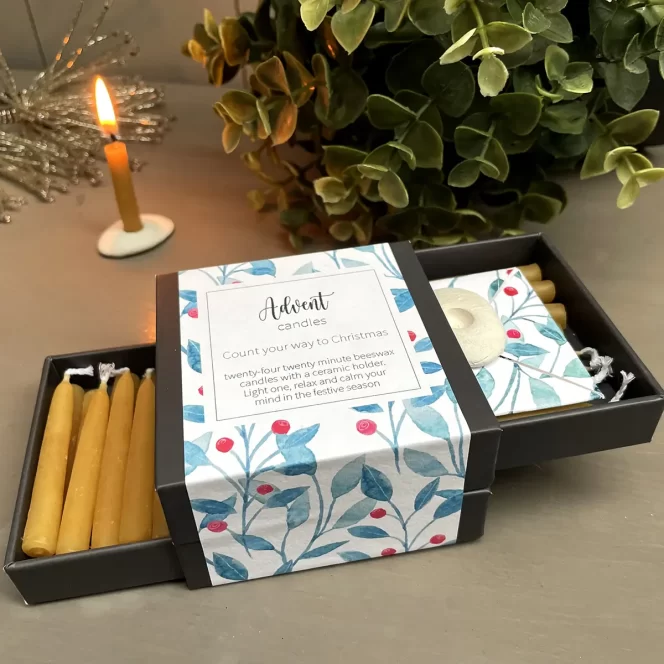Cotton & Grey Advent Candles - Image 5