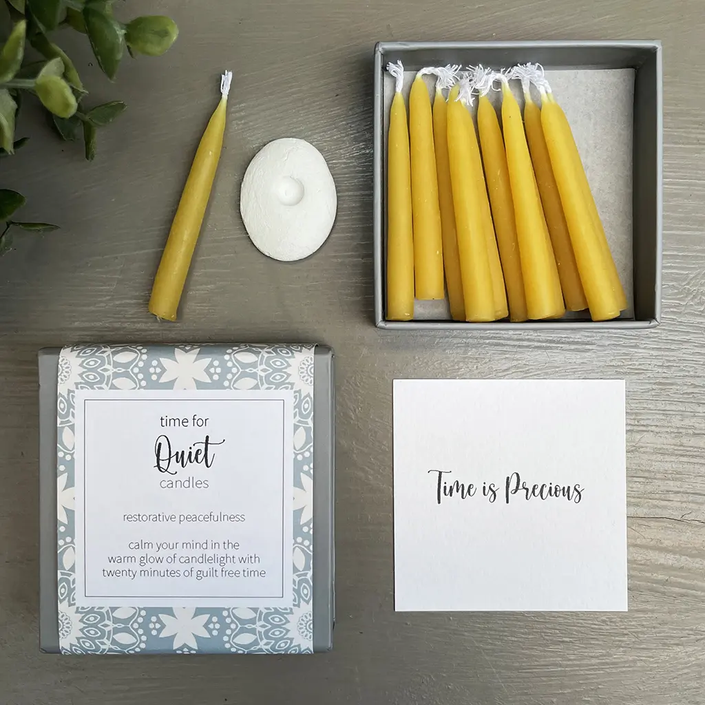 Time for Quiet Relaxation Candles Curtain call