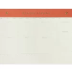DesignWorks Ink Weekly Postbound Notepad - Chilli
