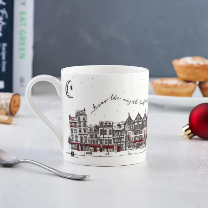 Santa's Sleigh Mug by Victoria Eggs - Image 2