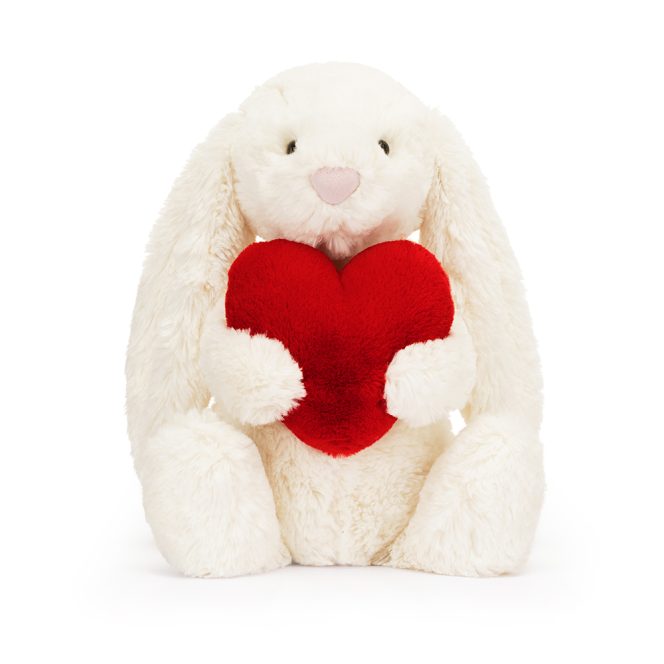 Jellycat Bashful Red Love Heart Bunny - Image 2