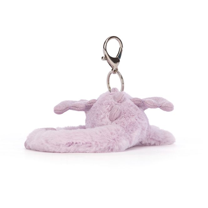Jellycat Lavender Dragon Bag Charm - Image 4