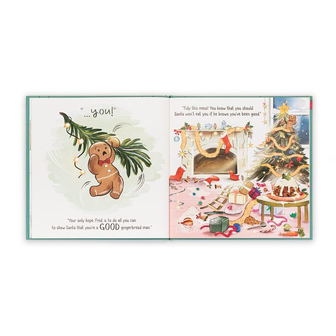 Jellycat Gingerbread Fred Book - Image 3