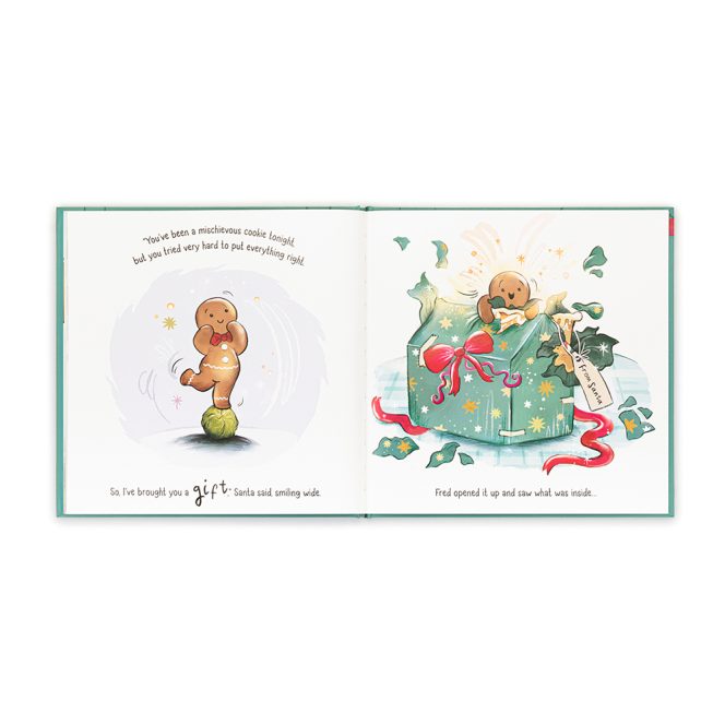 Jellycat Gingerbread Fred Book - Image 4