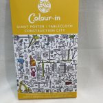 Eggnogg Construction city  colouring tablecloth