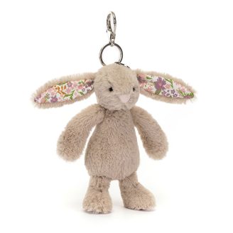 Jellycat Blossom Beige Bunny 'petal' Bag Charm