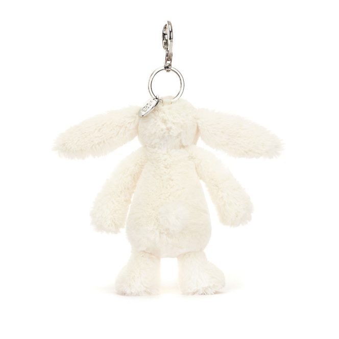 Jellycat Blossom Cream Bunny 'Berry' Bag Charm - Image 4