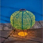 Pumpkin Solar Lantern Teal