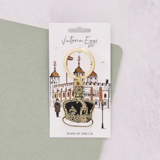 Crown Keyring by Victoria Eggs