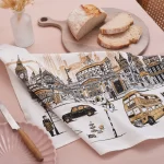 Quintessentially London Tea Towel by Victoria Eggs