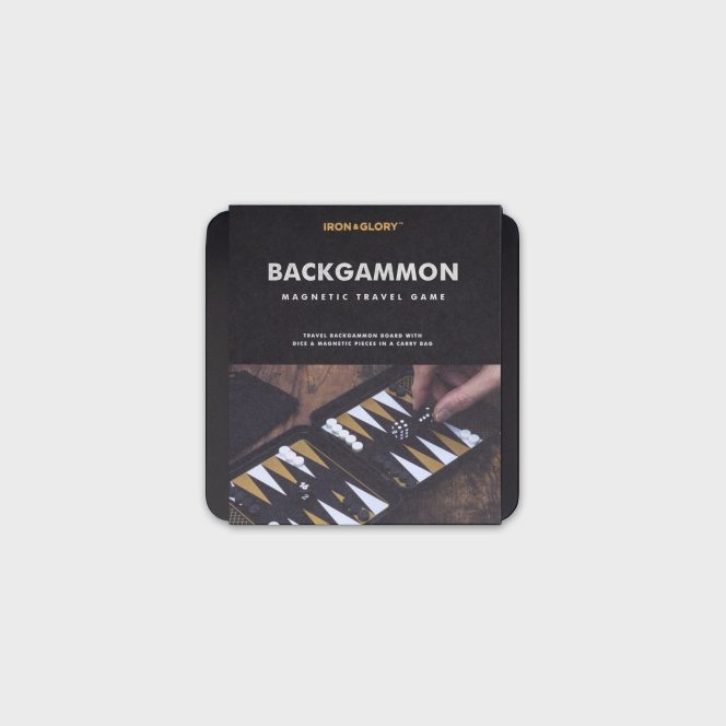 Iron & Glory Magnetic Travel Backgammon - Image 4