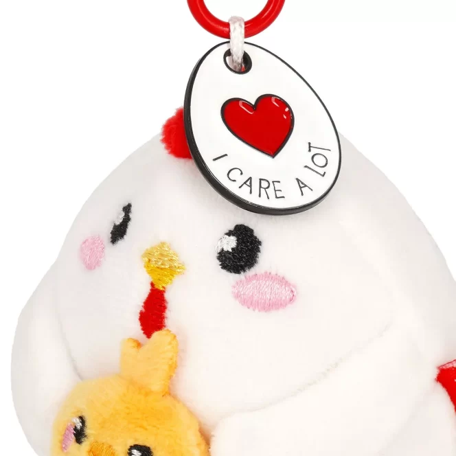 Legami Chicken Legami Super Soft Key Ring Tiny - Hen - Curtain call