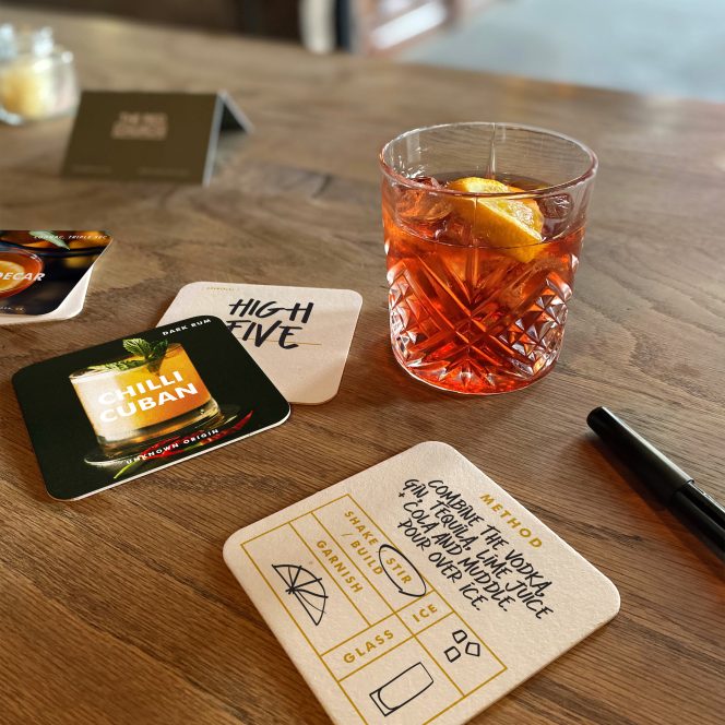 Iron & Glory Mixologist Cocktail Recipe Coasters - Image 2