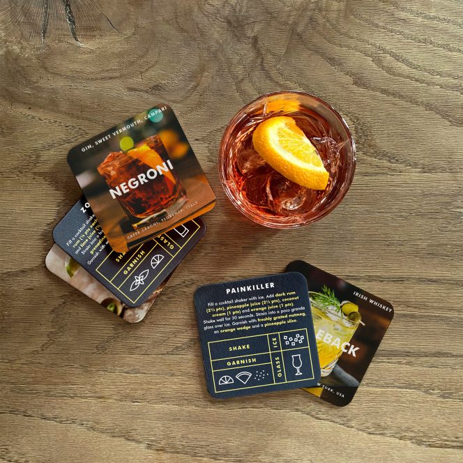 Iron & Glory Mixologist Cocktail Recipe Coasters - Image 3
