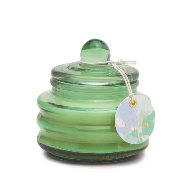 Paddywax Beam Glass Candle  - Green - Cactus Flower
