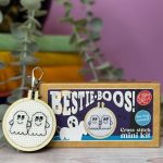 Bestie-Boos Mini Matchbox Cross Stitch Kit - The Crafty Kit Co