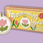 You're Blooming Lovely! Mini Match Box Cross Stich Kit - The Crafty Kit Co