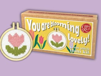 You're Blooming Lovely! Mini Match Box Cross Stich Kit - The Crafty Kit Co
