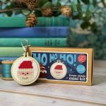 Ho Ho Ho! Mini Matchbox Cross Stitch Kit - The Crafty Kit Company