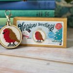 Seasons Tweetings Mini Matchbox Christmas Cross Stich - The Crafty Kit Co