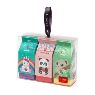 Legami Set of 3 Scented Erasers - Yummy Yummy