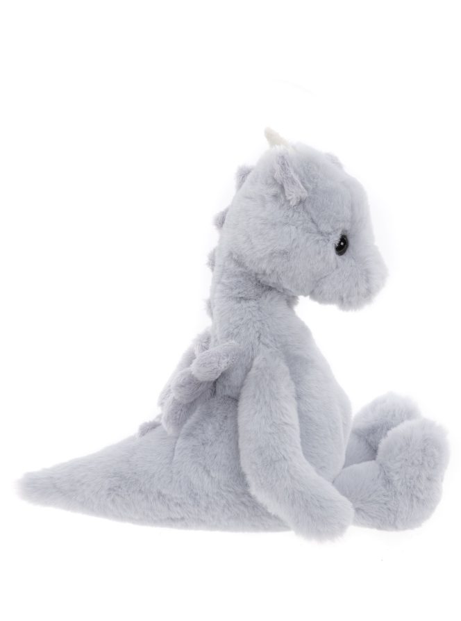 Draco Dragon Cloudy Grey - Bear & Me by Charlie Bears - Image 2