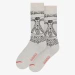 Leonardo da Vinci - Vitruvian Man - Pair of Socks