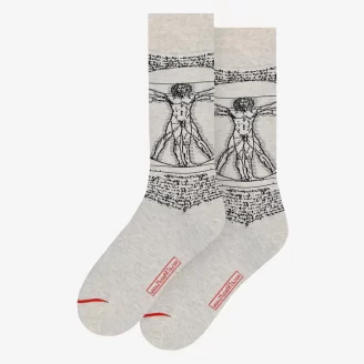 Leonardo da Vinci - Vitruvian Man - Pair of Socks