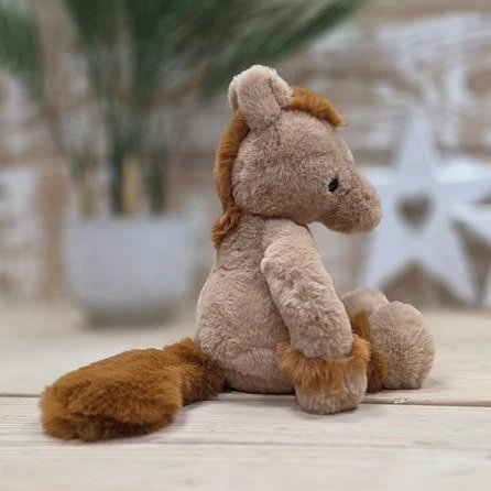 Clip Clop Pony (Oatmeal Brown) - Bear & Me by Charlie Bears - Image 3