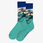 Katsushika Hokusai - Mount Fuji - Pair of Socks