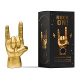 Gold Mini Rock on Headphone Stand