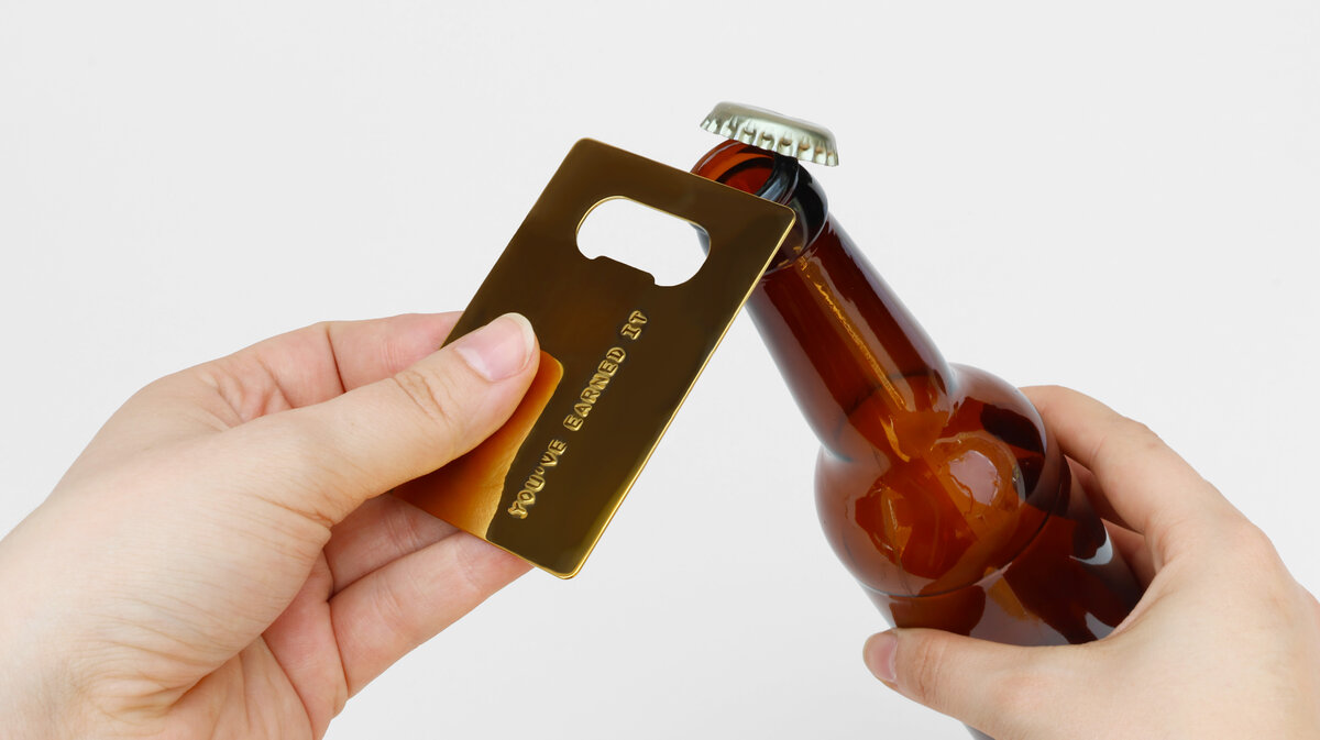 Gold Card Bottle Opener - Image 6