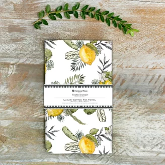National Trust Lemon (pure) Tea Towel by Toasted Crumpet