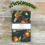 National Trust Orange (Noir) Tea Towel by Toasted crumpet