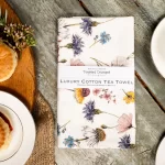 The Regency Gardens (pure) Tea Towel by Toasted Crumpet