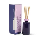 Paddywax -  Glass Diffuser Purple and Lavender - Violet Vanilla