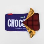 Plush Chocolate Zip Pouch