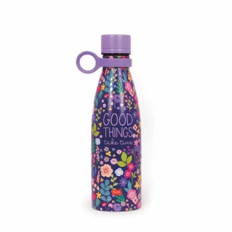 Legami Vacuum bottle 500ml hot & cold - Flowers