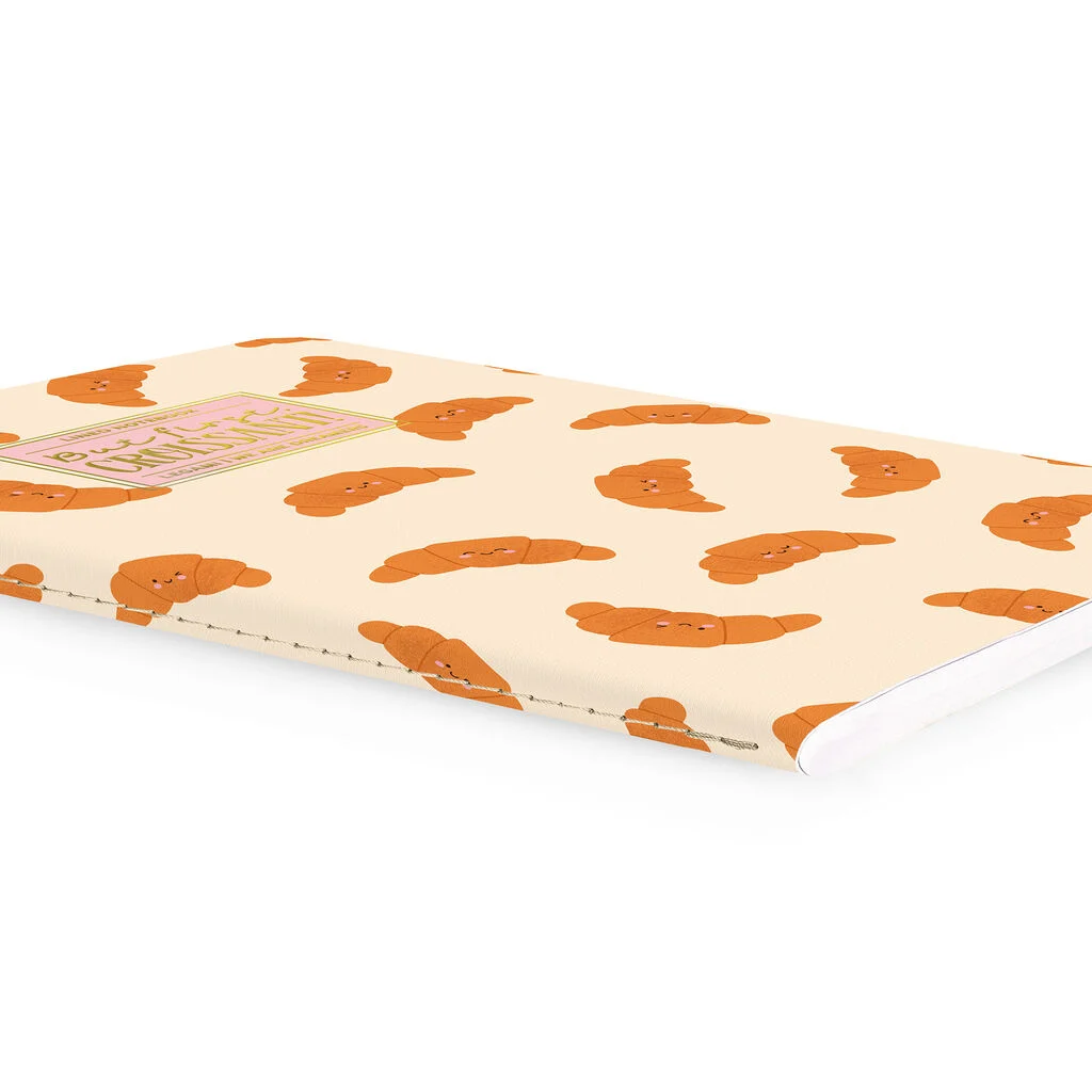 Legami - A5 Blank Notebook with Illustrated Hard Cover - Croissant - Image 2