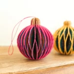 Pink Bauble Honeycomb by East End Press
