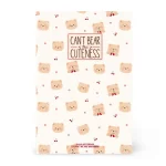 Legami - A5 Blank Notebook with Illustrated Hard Cover - Teddy Bear