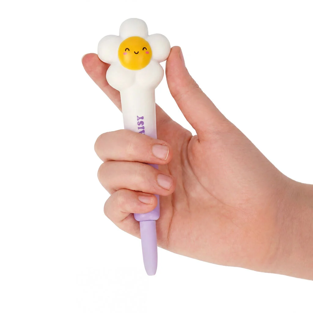 Legami "Happy Daisy" Daisy Squishy Gel Pen - Squeezies - Image 3